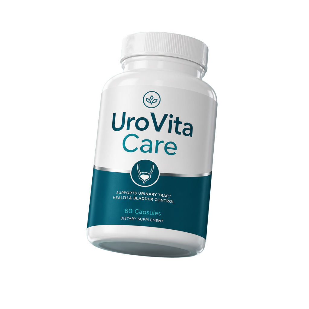 UroVita Care Capsules bottle sold in Finland, 60 capsules